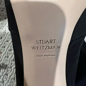 Stuart Weitzman Black Heels Elegant Design